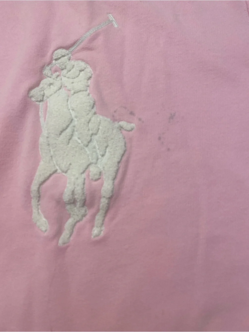 Ralph Lauren Pink Sweatshirt Top with White Attached Skirt